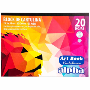 BLOCK DE CARTULINA DE COLORES A4